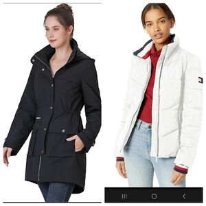 Women's Black Hooded Jackets